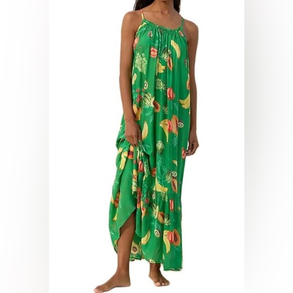 Anthropologie The Malika Gauze Maxi Dress NWT Sz M. - Picture 3 of 4